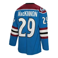 Men's Mitchell & Ness Nathan MacKinnon Blue Colorado Avalanche Big Tall 2013 Line Player Jersey