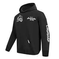 Men's Pro Standard  Black Colorado Avalanche Paint the City Pullover Hoodie