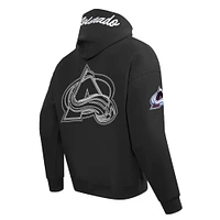 Men's Pro Standard  Black Colorado Avalanche Paint the City Pullover Hoodie