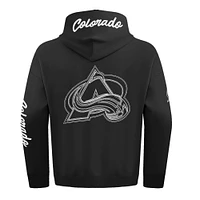 Men's Pro Standard  Black Colorado Avalanche Paint the City Pullover Hoodie