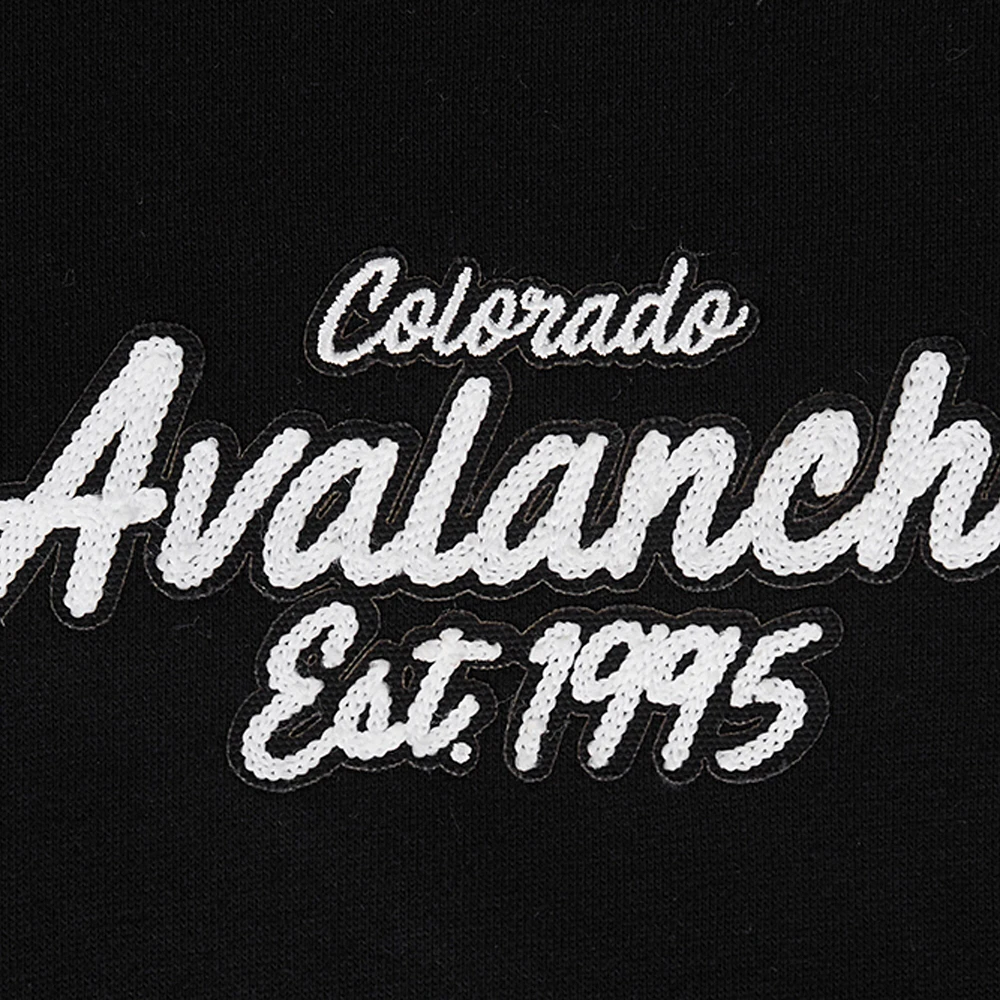 Men's Pro Standard  Black Colorado Avalanche Paint the City Pullover Hoodie