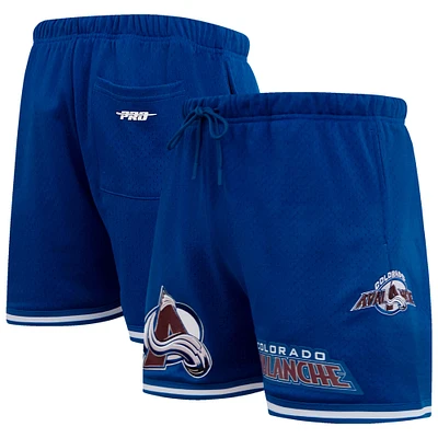 Short classique en maille Pro Standard Blue Colorado Avalanche pour hommes