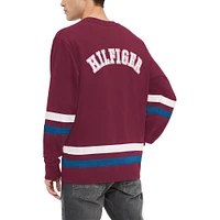 Men's Tommy Hilfiger Burgundy Colorado Avalanche Nolan Long Sleeve T-Shirt