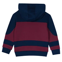 Toddler Navy/Burgundy Colorado Avalanche Puck Hero Fleece Hoodie and Sweatpants Set