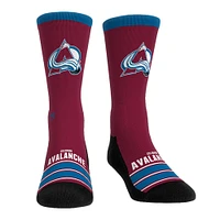 Unisex Rock Em Socks Colorado Avalanche Gametime Stripe Crew