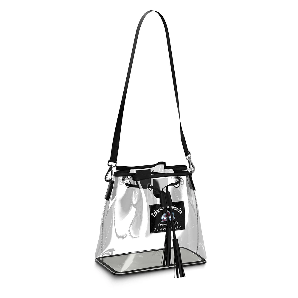Sac à main transparent Stadium WEAR by Erin Andrews Colorado Avalanche