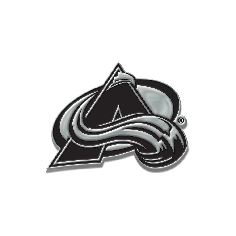 Emblème de voiture WinCraft Colorado Avalanche Team Chrome