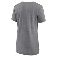 Women's Fanatics Heather Gray Colorado Avalanche Special Edition 2.0 Modern T-Shirt