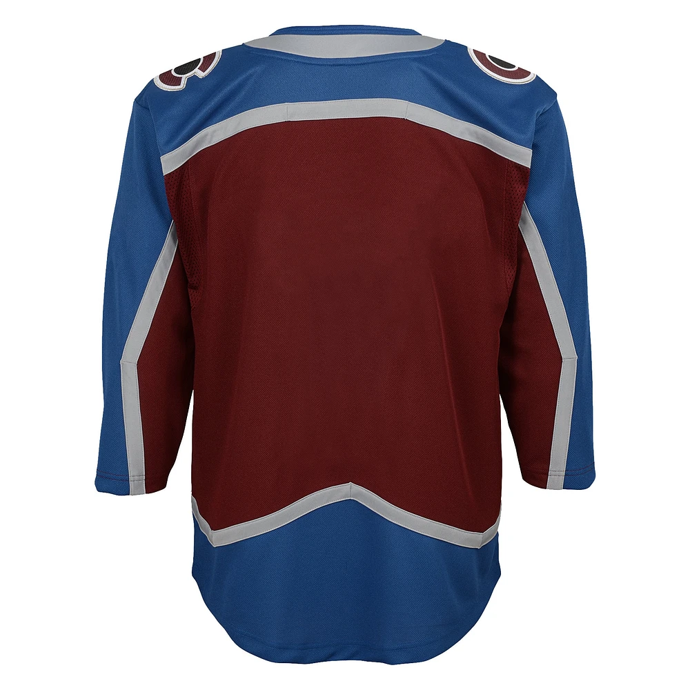 Youth Burgundy Colorado Avalanche Home Premier Jersey