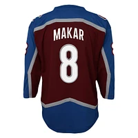 Youth Cale Makar Burgundy Colorado Avalanche Home Replica Player Jersey