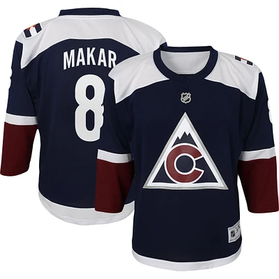 Maillot de joueur réplique Cale Makar pour jeunes, marine, Colorado Avalanche