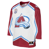 Maillot de joueur la ligne bleue Mitchell & Ness bleu Colorado Avalanche 2000 pour jeunes