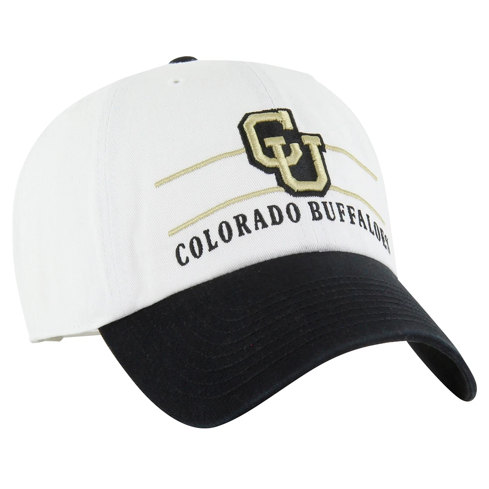 Men's '47 White Colorado Buffaloes Gridiron Clean Up Adjustable Hat