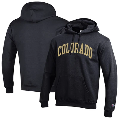 Sweat à capuche en polaire Basic Arch noir Champion pour homme des Colorado Buffaloes