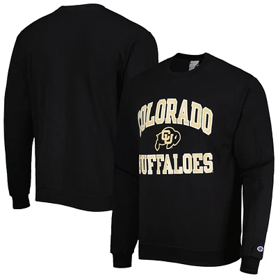 Men's Champion Black Colorado Buffaloes High Motor Pullover Sweatshirt