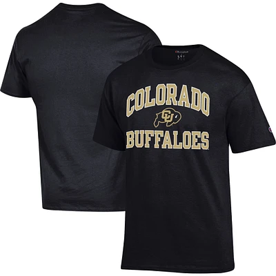 T-shirt Champion Colorado Buffaloes High Motor pour homme, noir