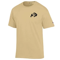 Men's Champion  Gold Colorado Buffaloes Team Stack 2-Hit T-Shirt