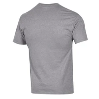 Men's Champion Heather Gray Colorado Buffaloes Primary Logo T-Shirt