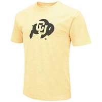 Men's Colosseum Gold Colorado Buffaloes Primary Logo T-Shirt