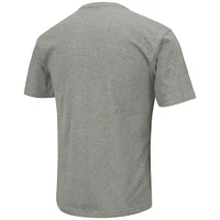 Men's Colosseum Heather Gray Colorado Buffaloes Primary Logo T-Shirt