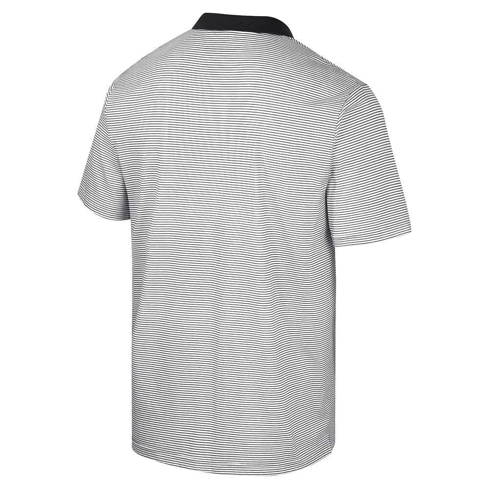 Polo Colosseum Homme Blanc/Noir Colorado Buffalos Print Stripe