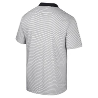Polo Colosseum Homme Blanc/Noir Colorado Buffalos Print Stripe