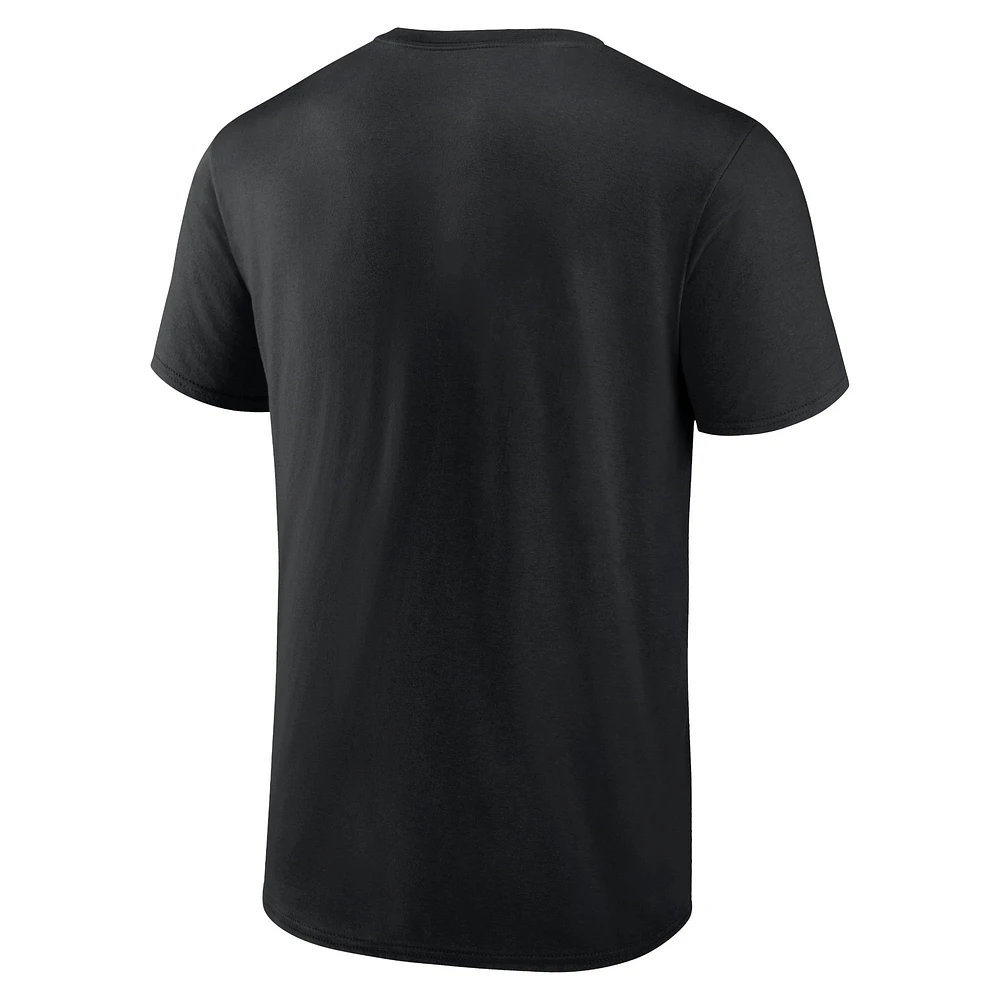 T-shirt basique Arch Fanatics pour hommes, noir, Colorado Buffaloes