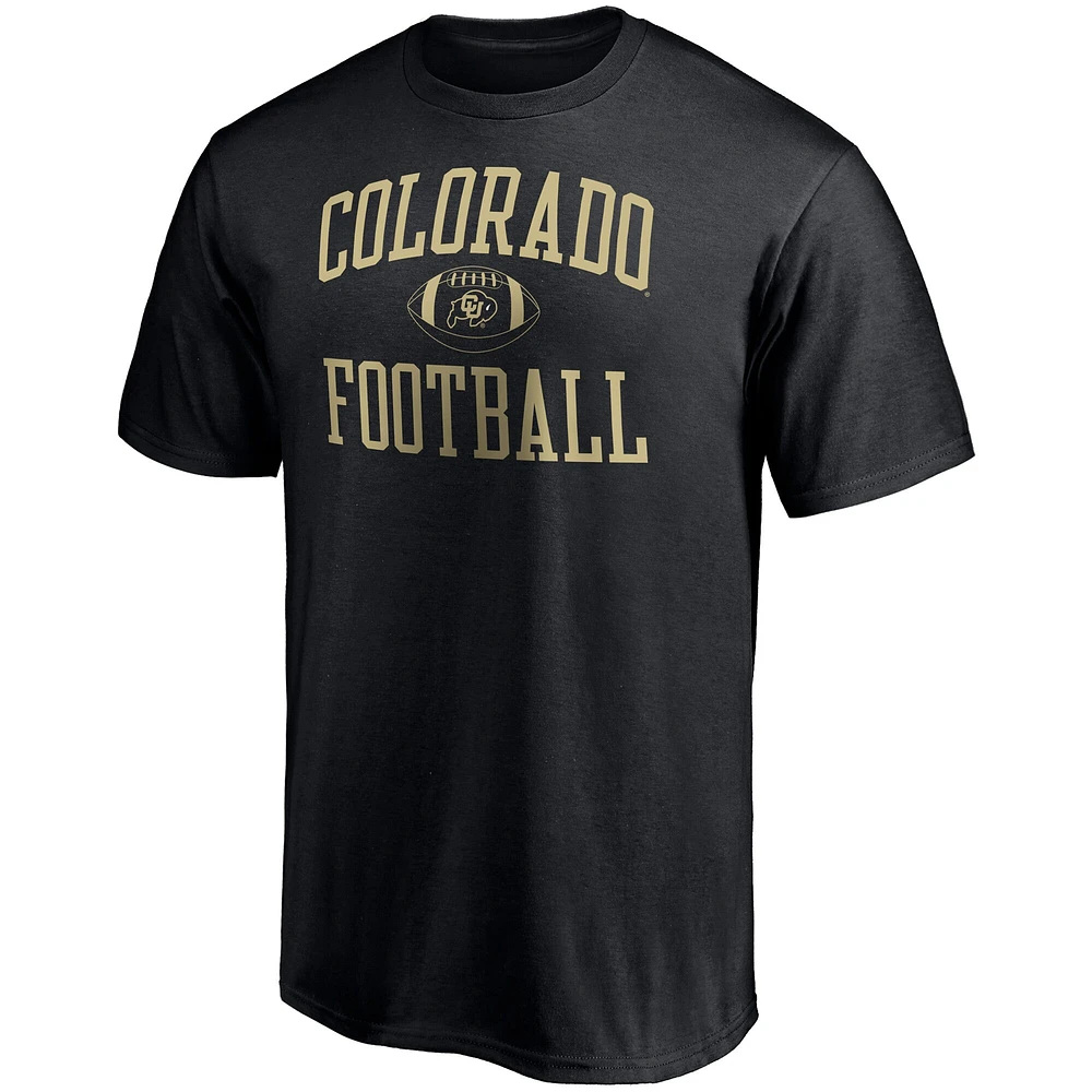 Men's Fanatics Black Colorado Buffaloes First Sprint Team T-Shirt