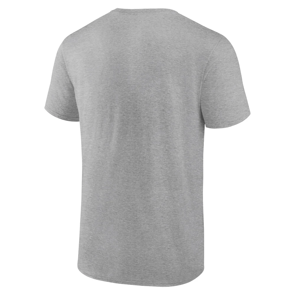 Men's Fanatics Heather Gray Colorado Buffaloes Basic Arch T-Shirt