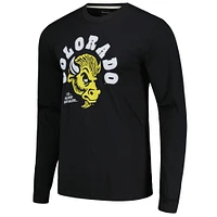 T-shirt à manches longues pour hommes Homefield Black Colorado Buffaloes CU Golden