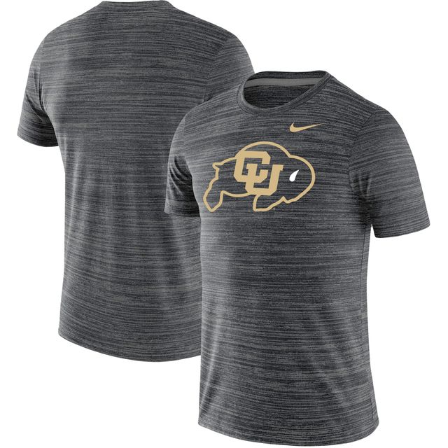 T-shirt Nike Colorado Buffaloes Big & Tall Velocity Performance pour homme, noir