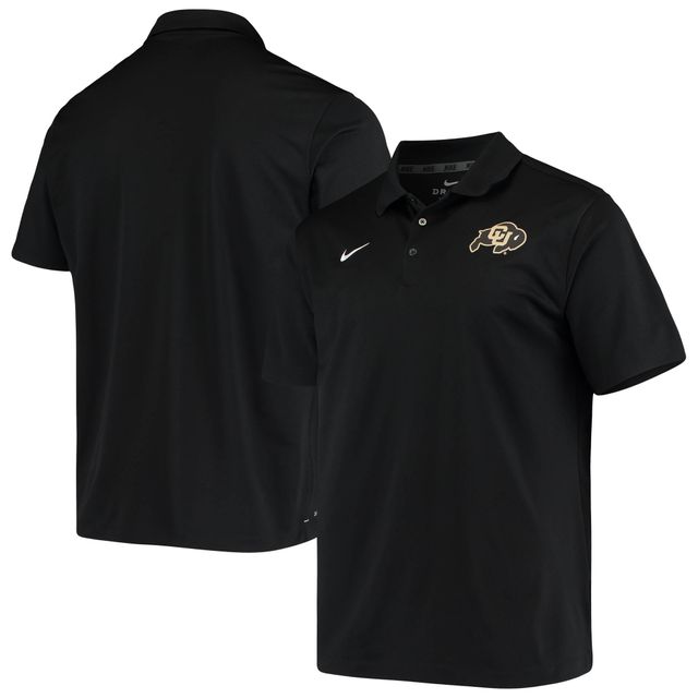 Polo de performance universitaire à logo principal Nike Colorado Buffaloes pour homme, noir