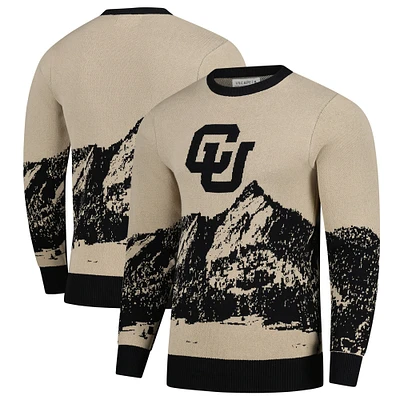 Pull-over vintage en tricot unisexe Uscape Apparel Gold Colorado Buffaloes Renew