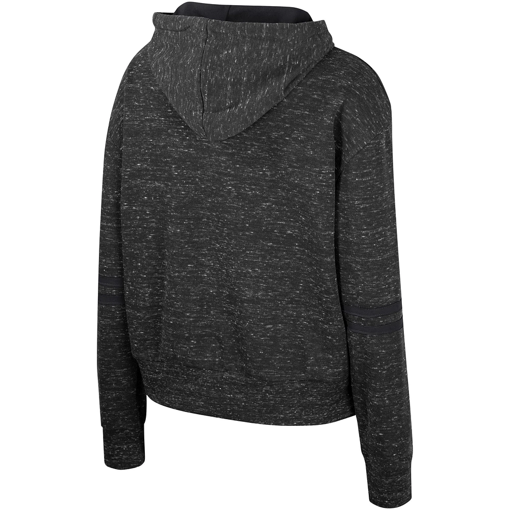 Women's Colosseum  Charcoal Colorado Buffaloes Catherine Speckle Pullover Hoodie