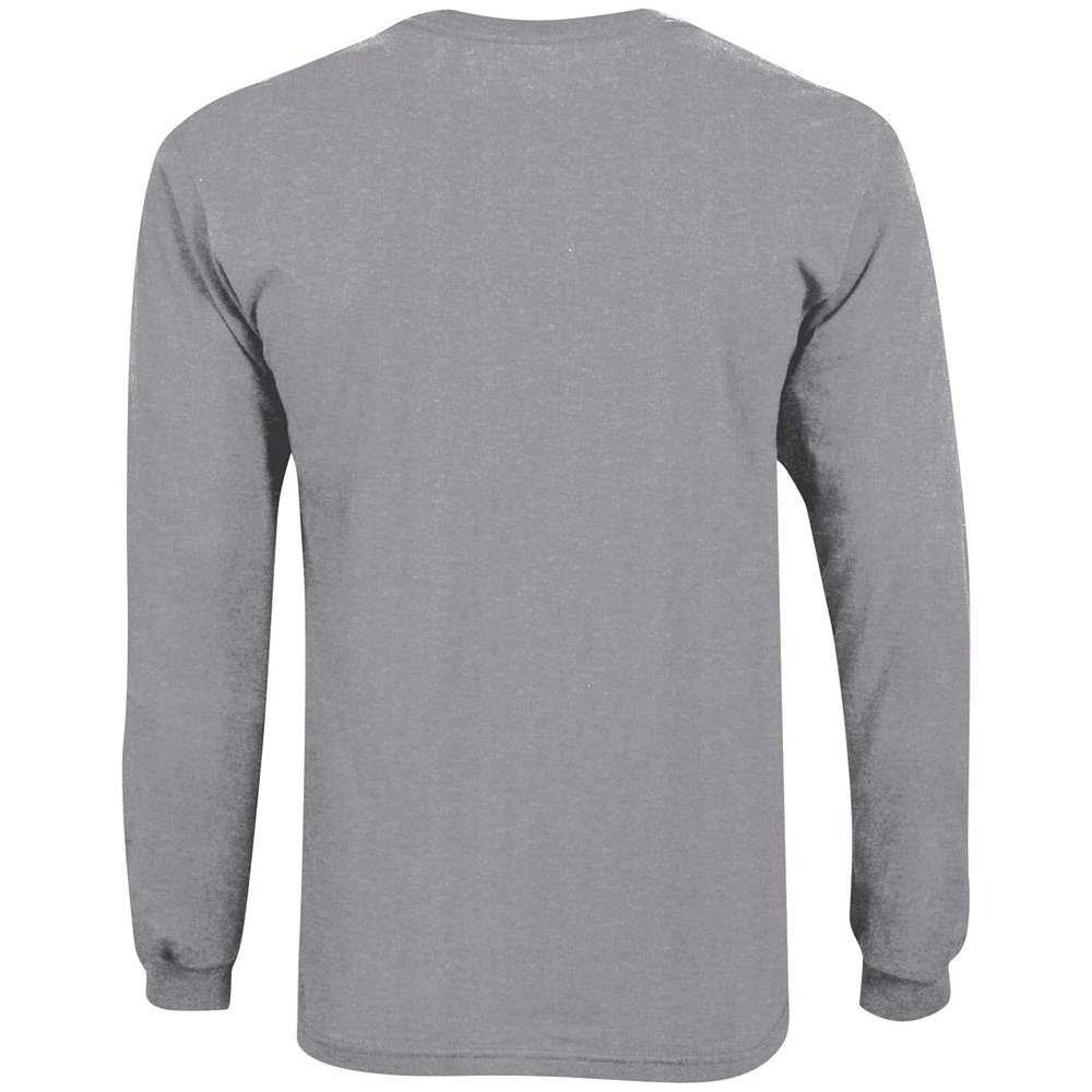 T-shirt en jersey à manches longues avec Logo Arch Over des Colorado Buffaloes de la jeunesse Champion gris