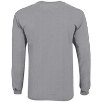 T-shirt en jersey à manches longues avec Logo Arch Over des Colorado Buffaloes de la jeunesse Champion gris