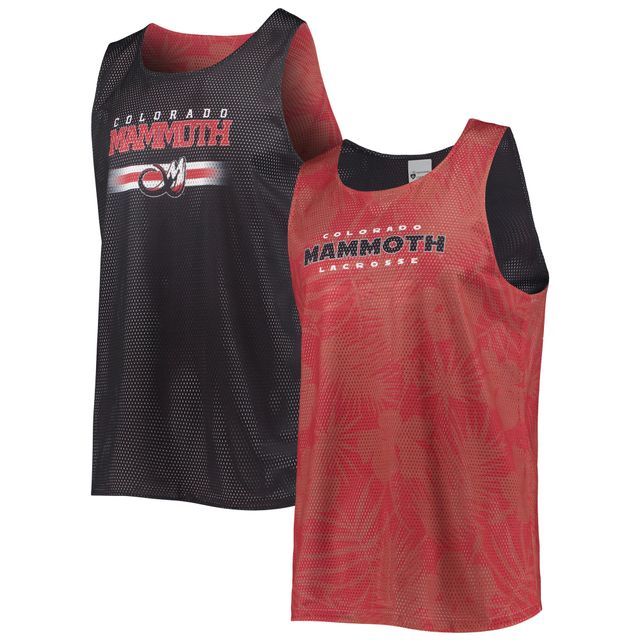 Débardeur réversible en maille FOCO Colorado Mammoth rouge/noir pour homme