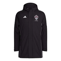 Men's adidas Black Colorado Rapids Tiro 24 Full-Zip Hoodie Winter Parka