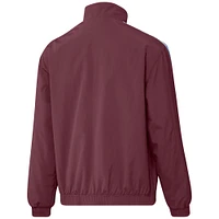Men's adidas Burgundy/Light Blue Colorado Rapids 2023 On-Field Anthem Full-Zip Reversible Team Jacket