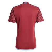 Men's adidas  Burgundy Colorado Rapids 2024 One Flag Kit Replica Jersey