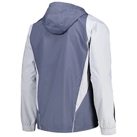 Men's adidas Charcoal Colorado Rapids All-Weather Raglan Hoodie Full-Zip Jacket