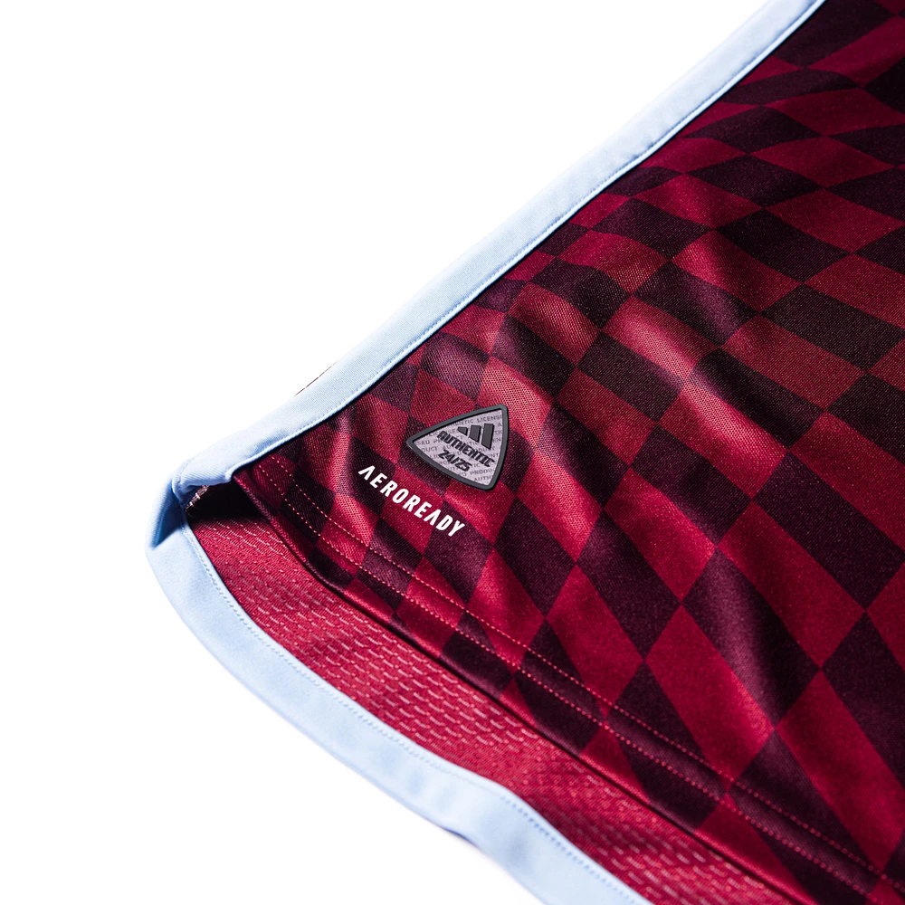 Men's adidas Cole Bassett Burgundy Colorado Rapids 2024 One Flag Kit Authentic Player Jersey
