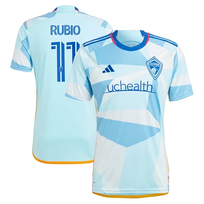 Maillot adidas Diego Rubio pour homme bleu clair Colorado Rapids 2023 New Day Kit Replica