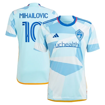Men's adidas Djordje Mihailovic Light Blue Colorado Rapids 2024 New Day Kit Replica Player Jersey