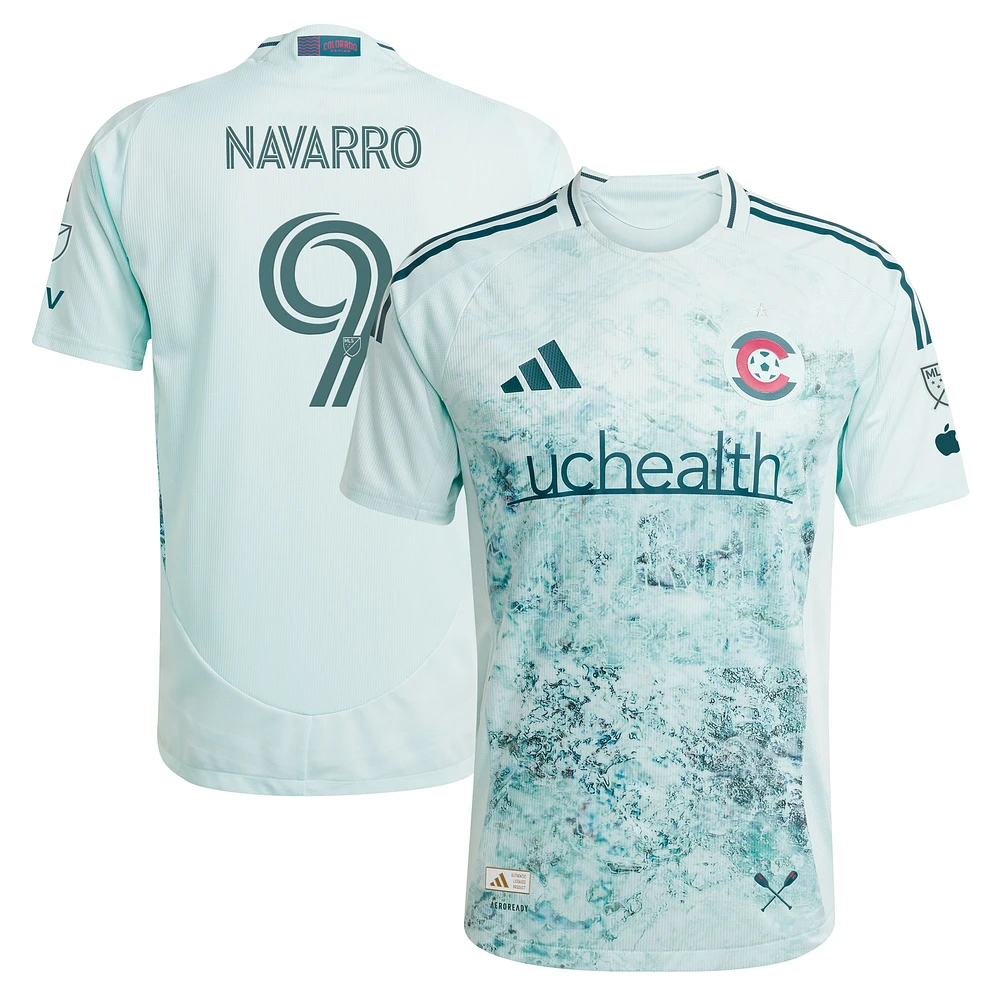 Maillot de joueur authentique adidas Rafael Navarro Colorado Rapids 2025 Headwaters pour homme, vert