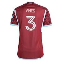 Men's adidas Sam Vines Burgundy Colorado Rapids 2024 One Flag Kit Authentic Player Jersey