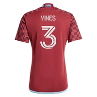 Men's adidas Sam Vines Burgundy Colorado Rapids 2024 One Flag Kit Replica Player Jersey