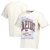 T-shirt décontracté épais crème Colorado Rapids années 90 pour hommes