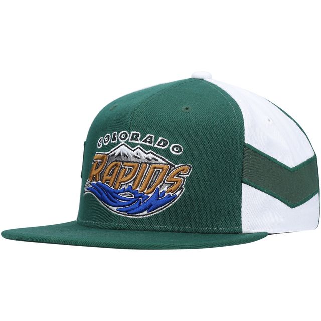 Mitchell & Ness Green Colorado Rapids Historic Logo Since '96 Jersey Hook Snapback Casquette pour hommes