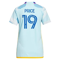Maillot adidas Jack Price Light Blue Colorado Rapids 2023 New Day Kit pour femme